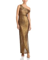 Norma Kamali - Sequin Dropped Shoulder Gown - Lyst