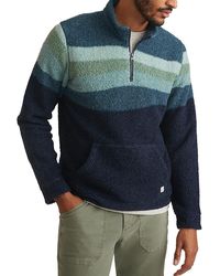 Marine Layer - Colorblocked Sherpa Pullover - Lyst