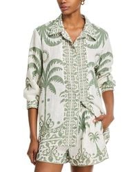 Vintage Havana - Border Print Shirt - Lyst