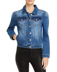 Puff-sleeve Denim Jackets for Women 