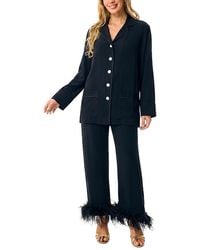 Sleeper - Iconic Feathered Party Pajama Set - Lyst