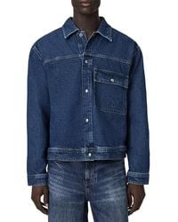 AllSaints - Cast Denim Jacket - Lyst