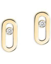 Messika - Diamond Move Uno Stud Earrings - Lyst