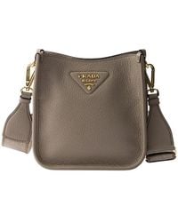 Prada - Mini Leather Shoulder Bag - Lyst
