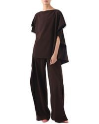 Jason Wu - Mid Rise Crepe Pants - Lyst