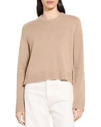 Theory - Cashmere Cropped Sweater - Lyst