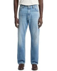 7 For All Mankind - Modern Straight Fit Jeans - Lyst