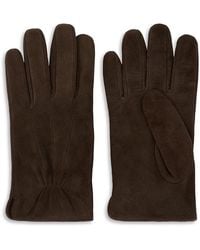 BOGGI - Suede Leather Gloves - Lyst