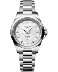 Longines - Conquest Mother Of Pearl Watch, 30Mm - Lyst