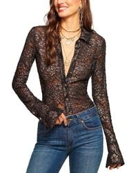 Ramy Brook - Kinley Button Front Top - Lyst