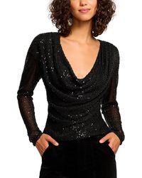 Ramy Brook - Sequined Polyester Blouse - Lyst
