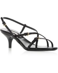 Miu Miu - Strappy Buckle Sandals - Lyst
