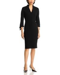 Misook - Luxestretch Ponte Tie Sleeve Sheath Dress - Lyst