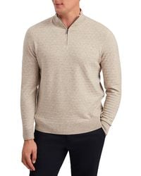 Ted Baker - T Stitch Quarter Zip Pullover Sweater - Lyst