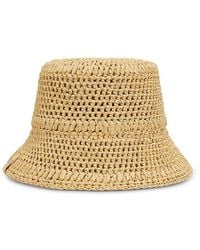 Weekend by Maxmara - Woven Bucket Hat - Lyst