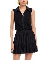 Ramy Brook - Odette Mixed Media Dress - Lyst