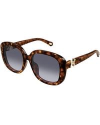 Chloé - Marcie Squared Sunglasses, 56Mm - Lyst