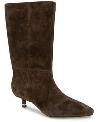 Kenneth Cole - Meryl Pointed Toe Kitten Heel Ankle Boots - Lyst