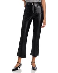Cinq À Sept - Faux Leather Dorothea High Rise Ankle Jeans - Lyst