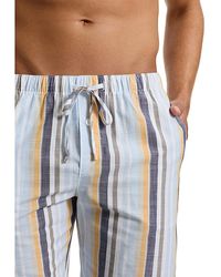 Hanro - Linen Cotton Printed Short Pajama Pants - Lyst