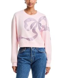 LoveShackFancy - Rylan Embellished Bow Pullover Sweatshirt - Lyst