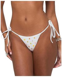 Edikted - Luz Beaded String Bikini Bottom - Lyst