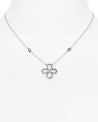Freida Rothman Open Clover Pendant Necklace - Metallic