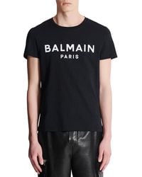 Balmain - Logo Graphic Tee - Lyst