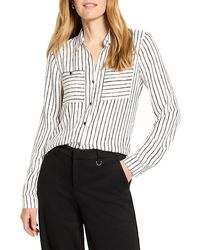 NIC+ZOE - Mini Painted Stripe Shirt - Lyst