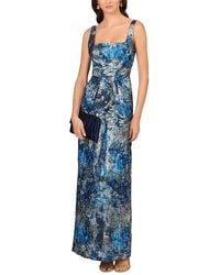 Aidan Mattox - Printed Jacquard Gown - Lyst