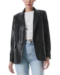 Alice + Olivia - Denny Faux Leather Blazer - Lyst