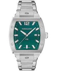 Ferragamo - F-80 Tonneau Watch, 42 X 41.8Mm - Lyst