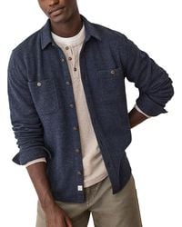 Marine Layer - Pacifica Stretch Twill Overshirt - Lyst