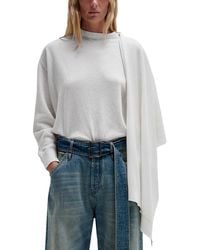 DARKPARK - Addison Wool Cashmere Knit Scarf Top - Lyst