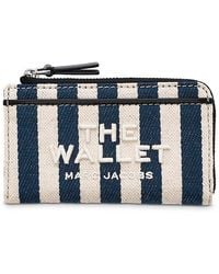 Marc Jacobs - The Stripe Canvas Top Zip Wallet - Lyst