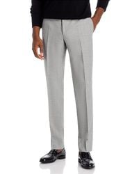Canali - Capri Melange Solid Slim Fit Dress Pants - Lyst
