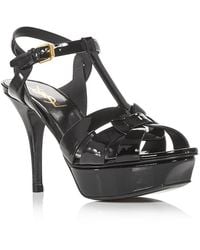 Saint Laurent - Tribute Platform Sandals - Lyst