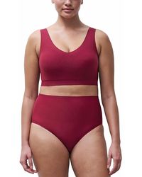 Chantelle - Soft Stretch Wireless Padded V-Neck Bra - Lyst