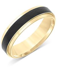 Bloomingdale's Fine Collection - Bevel Edge Band - Lyst