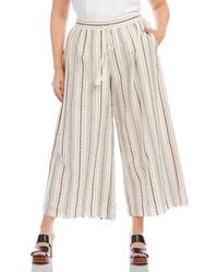Karen Kane - Plus Size Embroidered Cropped Drawstring Pants - Lyst
