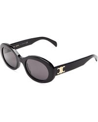 Celine - Triomphe Oval Sunglasses, 52Mm - Lyst