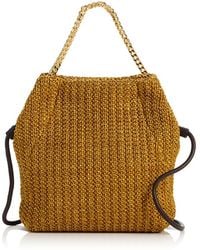 Veronica Beard - Small Slouch Small Raffia Shoulder Bag - Lyst