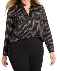 NIC+ZOE - Mini Painted Stripe Shirt - Lyst