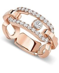 Messika - 18K Move Link Diamond Openwork Ring - Lyst
