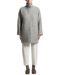 Peserico - Wool & Alpaca Blend Boucle Micro Sequin Jacket - Lyst