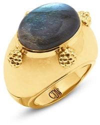 Capucine de Wulf - Cleopatra Oval Labradorite Ring - Lyst