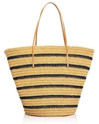 Aqua - Jella Large Striped Tote - Lyst
