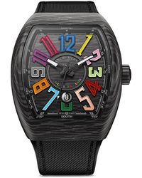 Franck Muller - Vanguard Classic Carbon Watch, 53.7Mm X 44Mm - Lyst