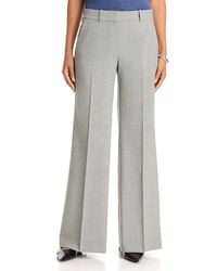 Theory - Wales Wool Blend Flare Pants - Lyst