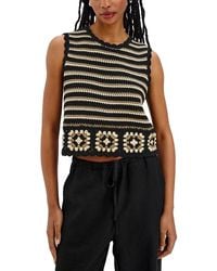 Rails - Hazel Crochet Knit Top - Lyst